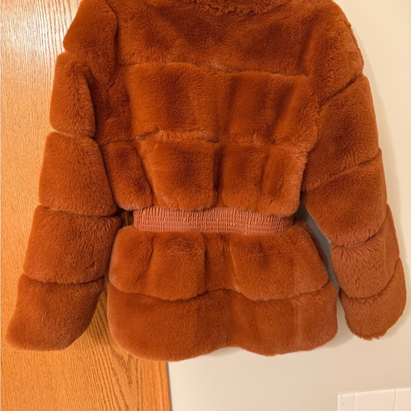 Aratta Women's Teddy Jacket in Rich Carmel (large) - Picture 4 of 7